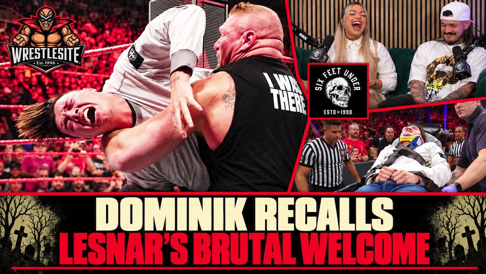 Dominik Mysterio Recalls Brock Lesnar Attack 5 Dominik Mysterio recalls Brock Lesnar’s brutal Raw attack before his official WWE in-ring debut match