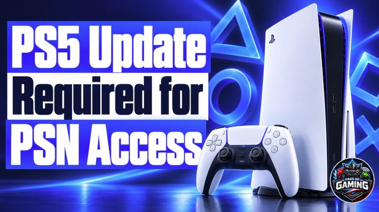 PS5 Owners Report PSN Update Requirement for Firmware 14.10