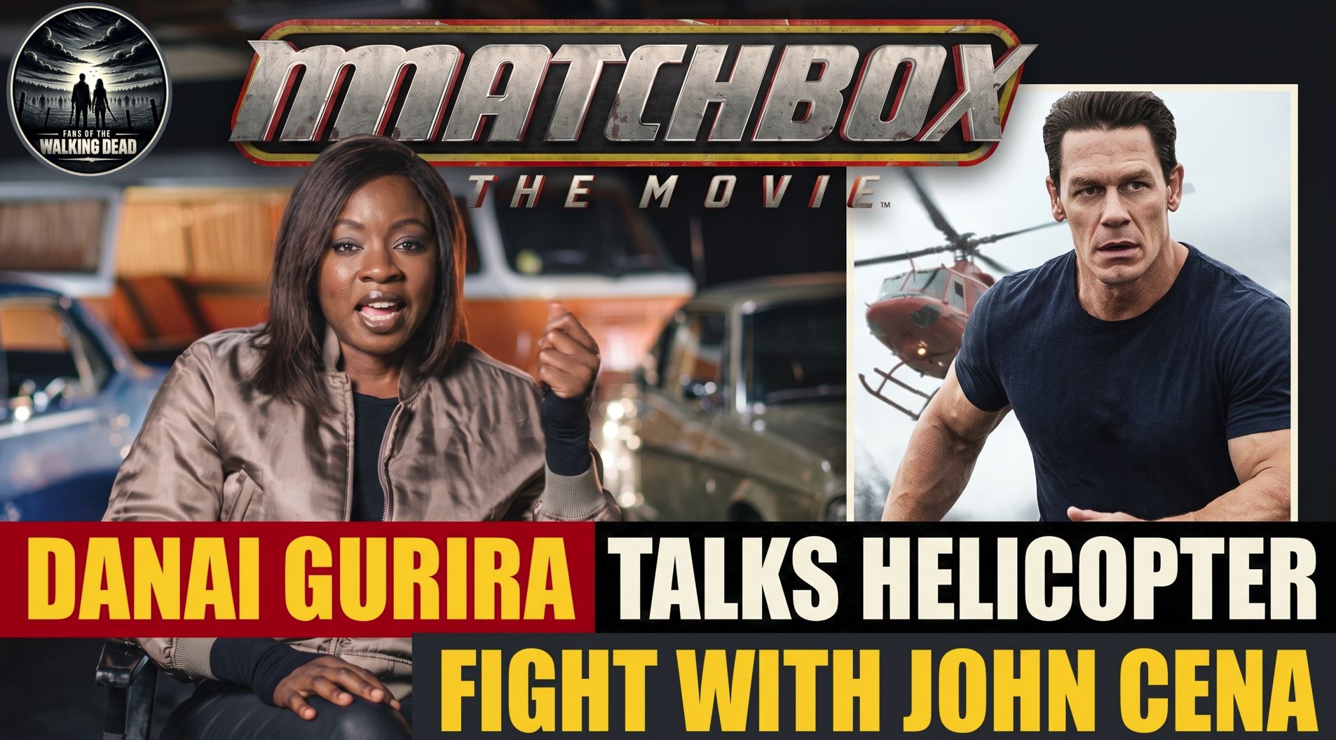 Danai Gurira Talks Helicopter Fight With John Cena