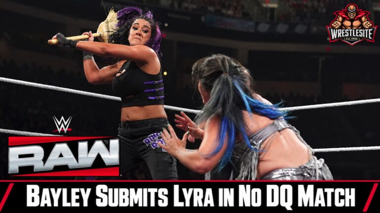 Bayley Submits Lyra Valkyria on WWE Raw