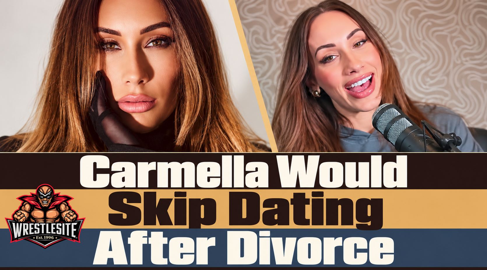 Carmella Says She Would Avoid Dating After Divorce 5 Carmella discusses marriage to WWE commentator Corey Graves and jokes about avoiding dating after divorce