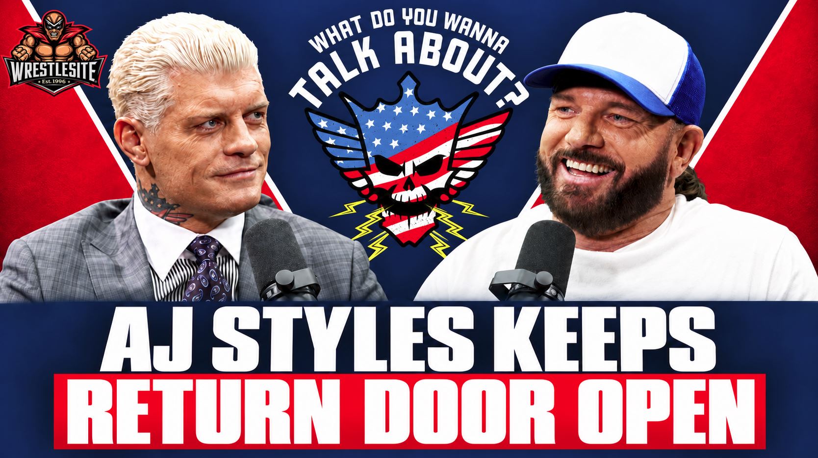 AJ Styles Leaves Door Open to Wrestling Return 5 AJ Styles discusses retirement and a possible wrestling return with Cody Rhodes during their WWE interview
