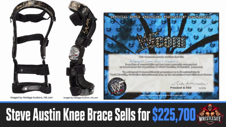 Steve Austin Knee Brace Fetches Over $225K