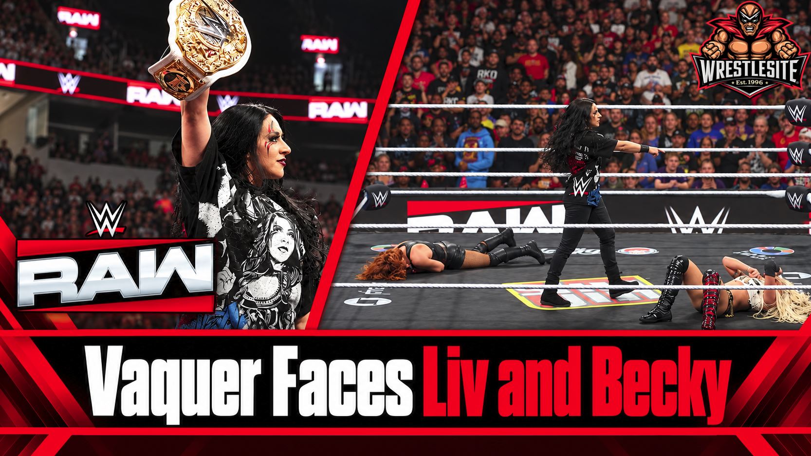 Stephanie Vaquer Gets Triple Threat Title Defense 5 Stephanie Vaquer confronts Liv Morgan and Becky Lynch on WWE Raw before their championship showdown