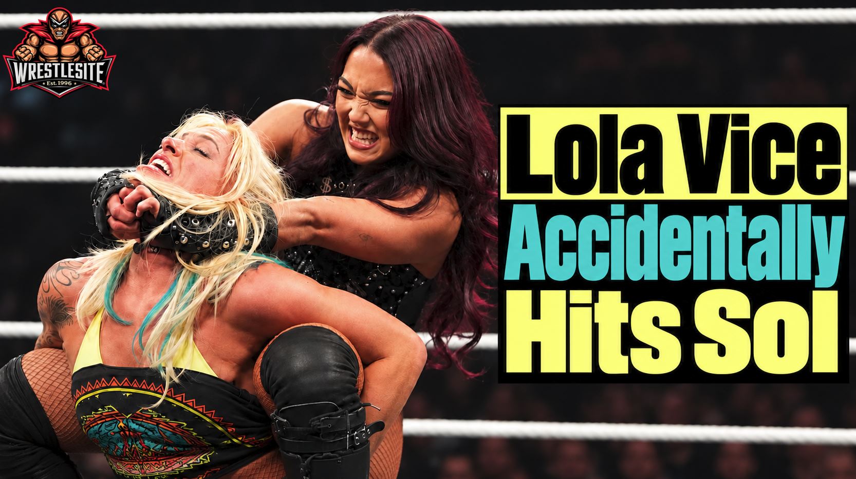 Lola Vice Accidentally Strikes Sol Ruca on Raw 5 Lola Vice accidentally strikes Sol Ruca during their WWE Raw tag match against Judgment Day