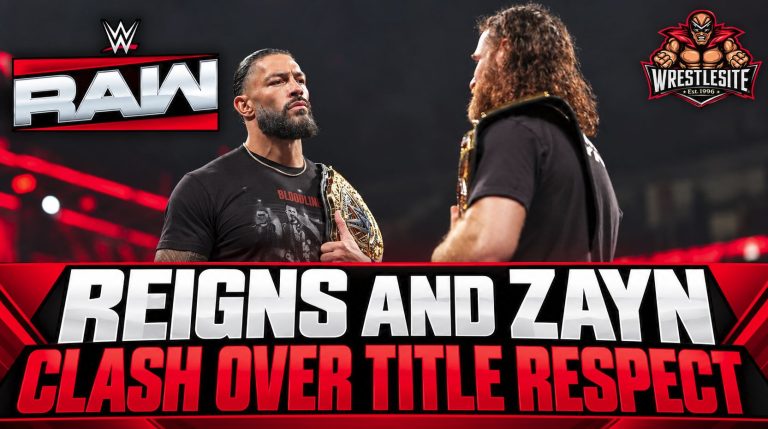 Roman Reigns and Sami Zayn Clash Over WWE Titles