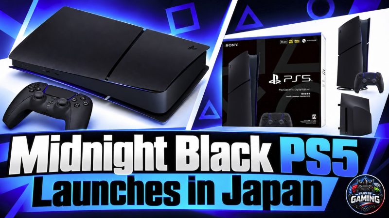 Midnight Black PS5 Digital Edition Launches in Japan November 19