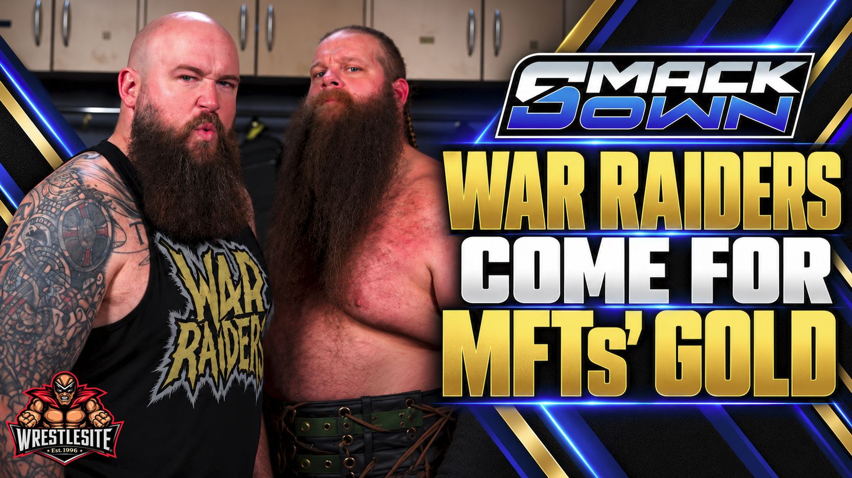 War Raiders Target MFTs’ Tag Team Gold 5 The War Raiders call out the MFTs during WWE SmackDown, demanding gold and warning Haku