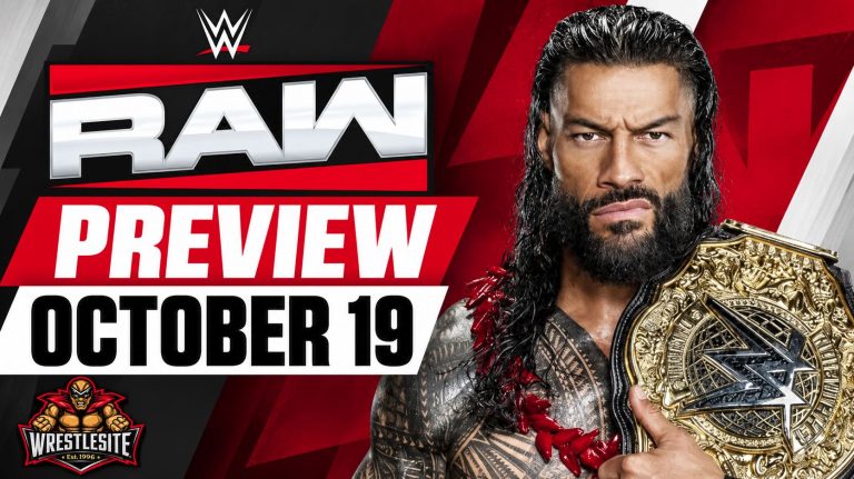 WWE Raw October 19 Preview: Matches, Start Time and Streaming