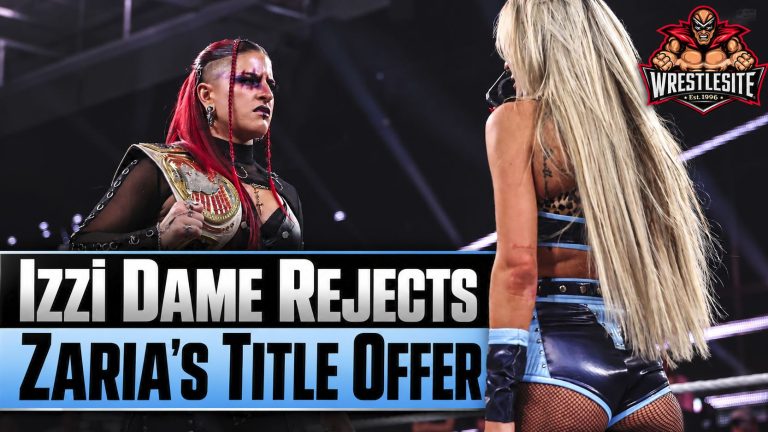 Izzi Dame Rejects Zaria Title Shot at Halloween Havoc