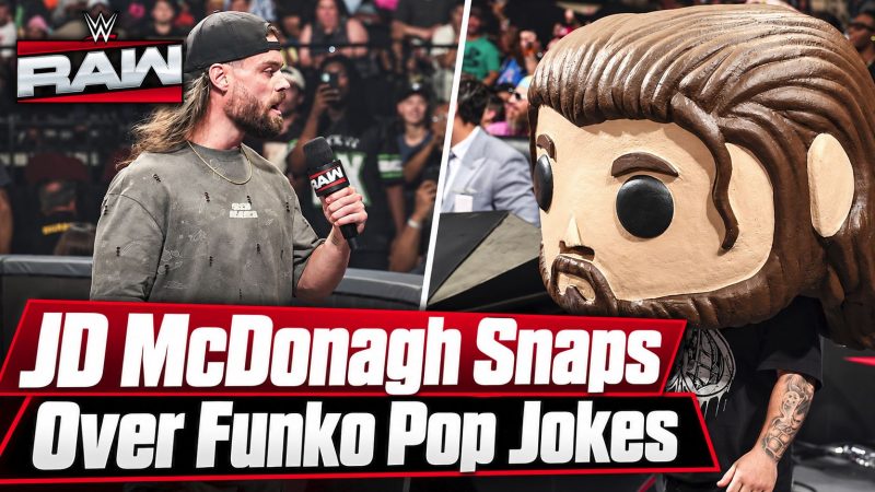 JD McDonagh Loses His Temper Over Funko Pop Mockery