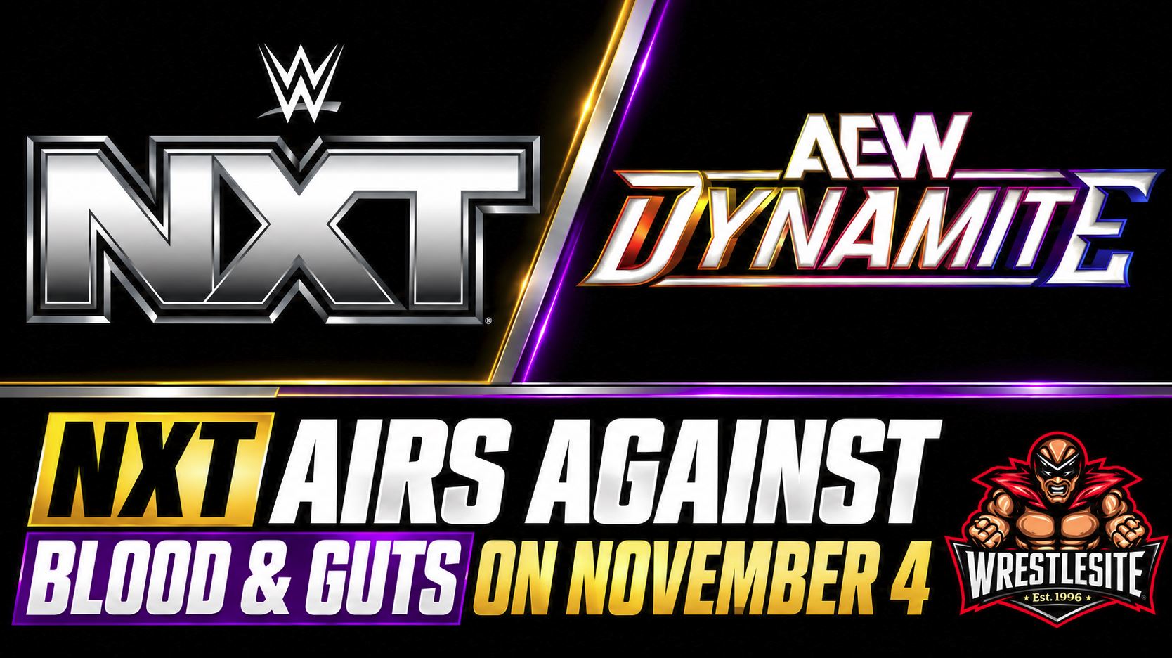 WWE NXT Moves to Wednesday Against AEW Blood & Guts 5 NXT Airs Against Blood & Guts on November 4