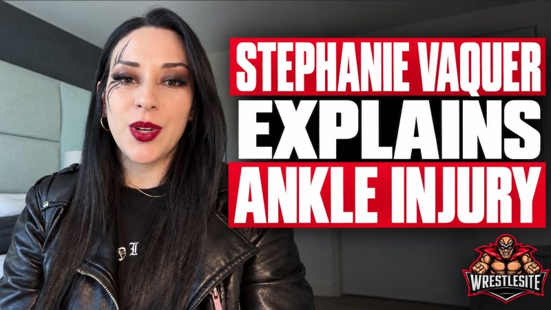Stephanie Vaquer Explains Money in the Bank Ankle Injury
