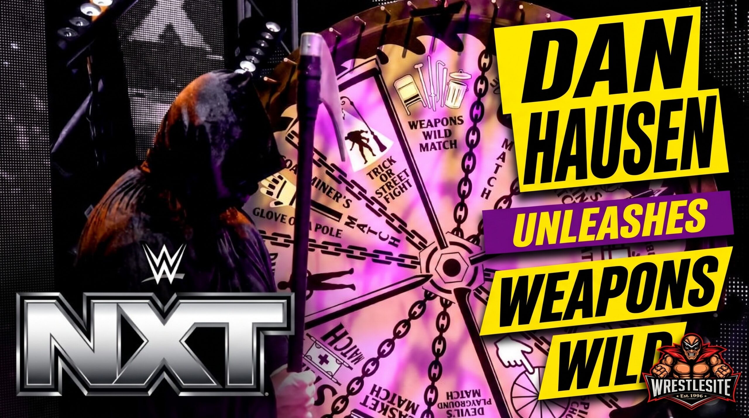 Danhausen Announces Weapons Wild Match at NXT Halloween Havoc 5 Danhausen Unleashes Weapons Wild