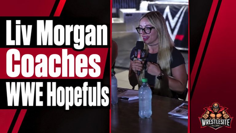 Liv Morgan Gives Promo Advice at WWE Hawaii Tryouts