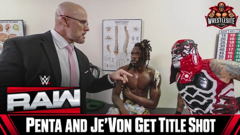 Penta and Je’Von Evans Get Crown Jewel Title Match