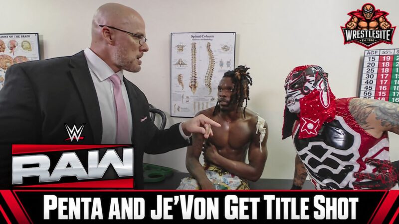 Penta and Je’Von Evans Get Crown Jewel Title Match