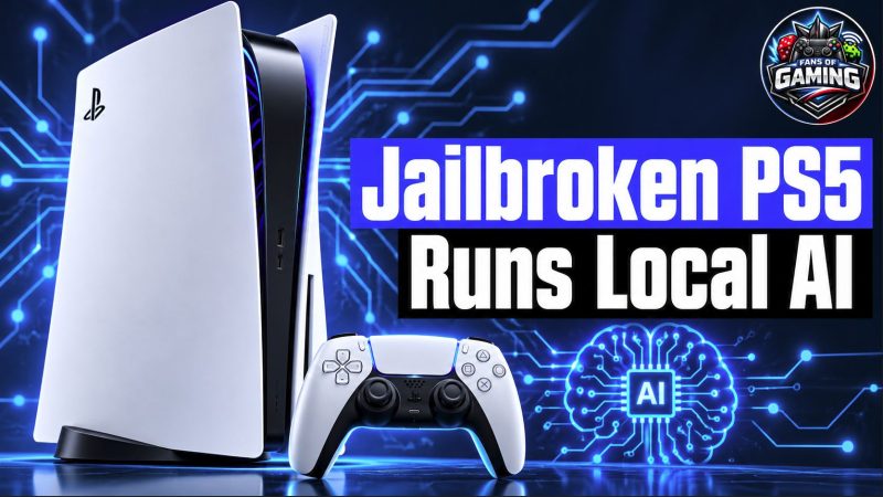 Jailbroken PS5 Runs Local AI at Reported 124 Tokens Per Second
