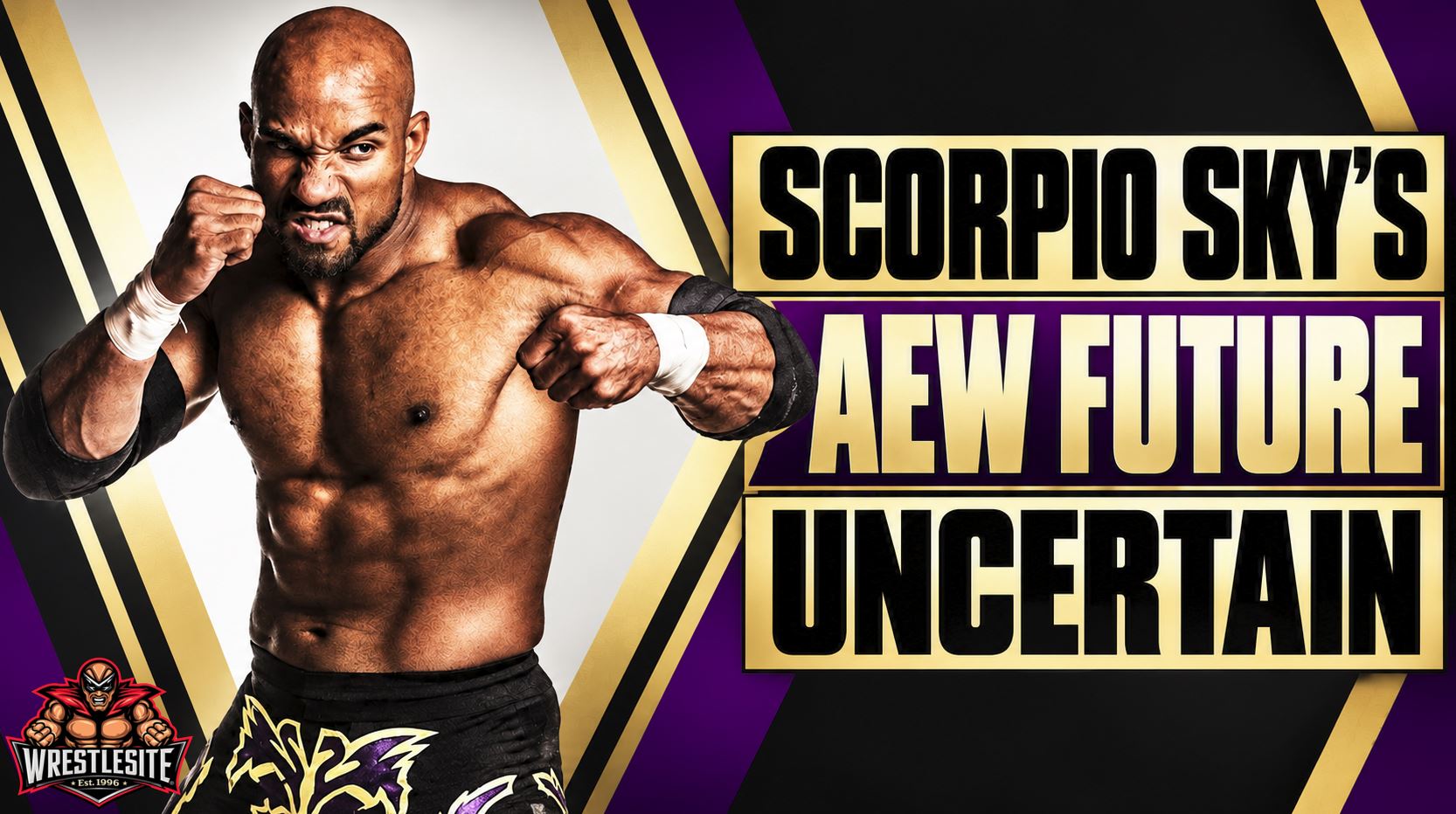 Scorpio Sky competes under the AEW umbrella, while his reported contract expiration raises questions about renewal